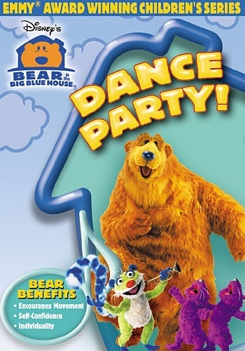 Bear In The Big Blue House Dance Party New Sealed Dvd 3 Episodes