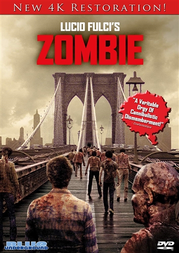 ZOMBIE New Sealed DVD Lucio Fulci Zombi 2 New Restoration 827058118491 ...