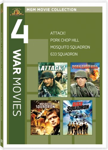 MOSQUITO + 633 + ATTACK + PORK CHOP HILL New DVD War  