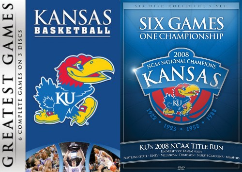 KANSAS JAYHAWKS 2 New Sealed DVD 12 Complete Games  